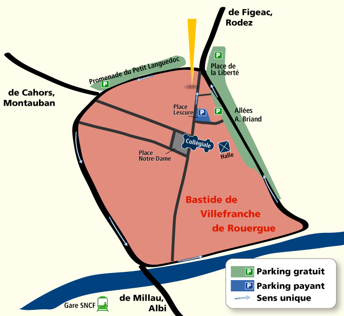 plan d'accès à la Chambre d'hôtes