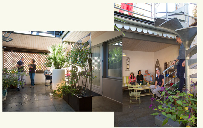 Terrasse du bas